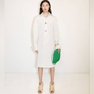 Pre-Fall 2020 Bottega Veneta white dress size 0(36) BNWT with stains